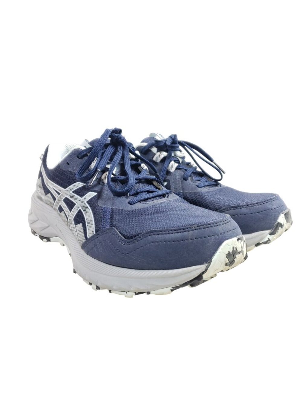 Asics Gel Venture-8 Womens Size 8  Navy & White Running Shoes=